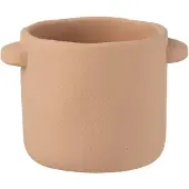 J-Line Pot gustave ciment marron clair medium