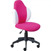 Interlink Publishing Chaise de bureau Jessie - rose/ blanc