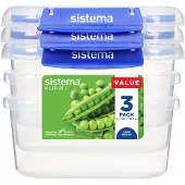 Sistema Boîte à Repas - Square Klip it Plus - 3 Pack - 1.15 L - - - UneTaille - Boîte à Repas