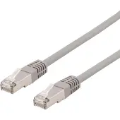 Deltaco Câble de raccordement U/FTP Cat6a, LSZH, 25 m, gris