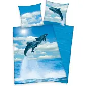 Herding Literie dauphins (140 x 200 cm, 70 x 90 cm)
