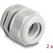 DeLOCK EX-kabelwartel M25 gris, 2 pièces -