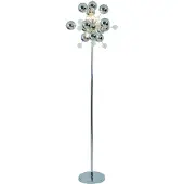 Näve Lampadaire - Boule de verre ; Couleur : chrome, clair, chrome, 2027942