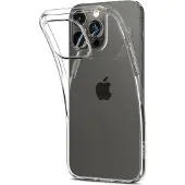Spigen Crystal Flex mobile phone case (6.7") Cover Transparent (Apple iPhone 14 Pro Max), Coque pour téléphone portable, Transparent