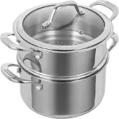 Kuhn Rikon Allround, Poêle + casserole, Argent