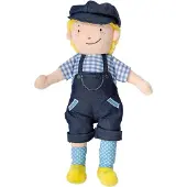 Bambolino toys Peluche Fien et Teun - Farmer Teun, 33cm