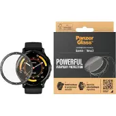 PanzerGlass Watch Screen Protector Glass, Film de protection pour smartwatch, Transparent