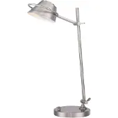 Elstead Lighting Spencer LED lampe de table simple nickel brossé