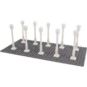 LEGO réverbère blanc