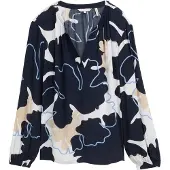 Tom Tailor 1045240 Long Sleeve Blouse Bleu 36 Femme
