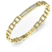 GUESS Race Bracelet Doré Homme