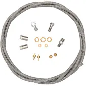 Hope Stainless Steel Hydraulic Brake Hose Noir 168 mm