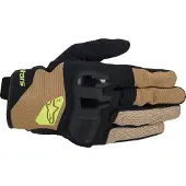 Alpinestars Chrome V2 Dark Khaki Black Motorcycle Gloves Taille 2XL