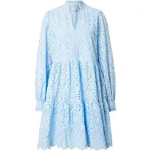 Y.A.S 26027162 Holi Long Sleeve Short Dress Bleu M Femme