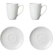 Ritzenhoff & Breker Verres à latte macchiato Bianco, Tasse, Blanc