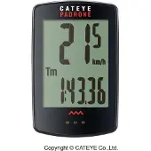 Cateye Compteur de vélo Cat Eye Padrone CC-PA100W, couleur : noir