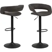 Actona Tabouret de bar (lot de 2) GRACE