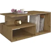 Top E Shop Table basse LIHUA – chêne artisan