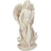 Relaxdays Figurine De Jardin Ange Ange De Décoration Statue D'extérieur Et D'intérieur