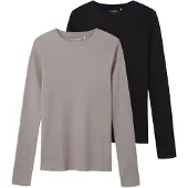 TWO SOON T-Shirt gris / noir