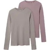 TWO SOON T-Shirt gris / éosine