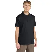 Jack Wolfskin Terral Short Sleeve Polo Noir M Homme