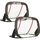 My Hood Jeu de buts de football pop-up 2 pcs 120 x 80 x 80 cm 302000