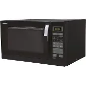 Sharp Four à micro-ondes R-742BKW à surface plane avec gril 25 L 900 W Noir