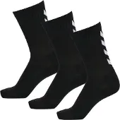 Hummel Chaussettes de sport noir / blanc