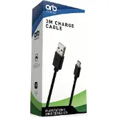 ORB Cordon de charge pour manettes de jeu USB-C 3m (PS5/XSX)