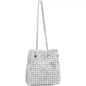 NAEMI Poche ventrale argent