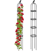 Relaxdays 2x colonne de treillis (24 cm, 24 cm)