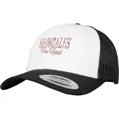 MJ Gonzales Casquette 'Free Spirit' rouge pastel / noir / blanc