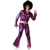 Atosa Disk Men Costume Violet XS-S Enfants