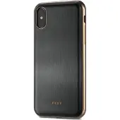 Moshi iGlaze Slim Hardshell (Apple iPhone X), Coque pour téléphone portable, Noir
