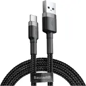 Baseus Cable Usb Do Usb-C Cafule 2A 2M (Szaro-Czarny)