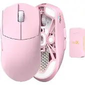 Lamzu Maya X 8K (Filaire, Sans fil), Souris, Pink
