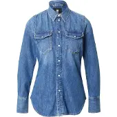 G-Star Western Slim Fit Long Sleeve Shirt Bleu XS Femme
