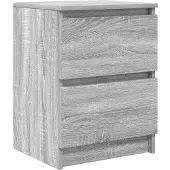 vidaXL Armoire TV Gris Sonoma 40x35x54 cm Bois composite