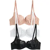 Next Soutien-gorge poudre / noir / blanc