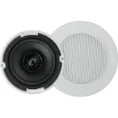 Omnitronic CSC3 Haut-parleur de plafond (1 pièce), Enceinte encastrable, Vert, Blanc, Noir