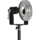 Westcott Anneau de vitesse Zeppelin & support pour Balcar (Adaptateur de flash), Flash : accessoires, Noir