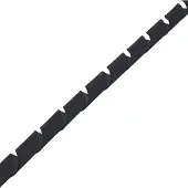 InLine 59946L Gaine spiralée pour câble 10m, noir, 10mm