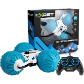 Exost Voiture de cascade télécommandée 360 Tornado Spheric MX 1:18, bleue