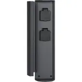 Lucide Poteau d'alimentation électrique à 2 prises x 2000 W, verrouillable POWERPOINT