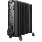 Black & Decker Radiateur à bain d'huile - BLACK+DECKER - BXRA2000E - 2000W - 11 éléments - Thermostat réglable