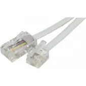 Exertis Connect Telefonkabel, weiss, 7,0 m