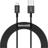 Baseus Cable Usb Do Lightning Superior Series, 2.4A, 1M (Czarny)