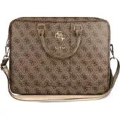 GUESS Etui luxe pour Macbook et portable de 16 pouces marron bandoulière