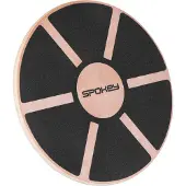 Spokey BALANCE BOARD plate-forme en bois, surface antidérapante, 110 kg, noir/marron